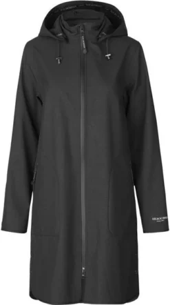 Ilse Jacobsen Soft Shell Raincoat With Detachable Hood - Dark Indigo