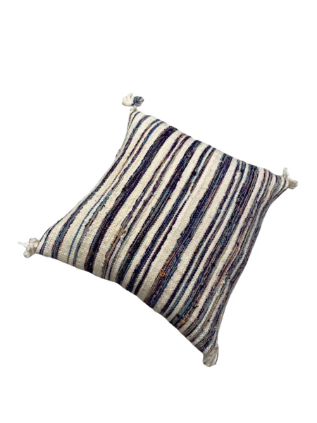 escape Blue Striped Kilim Cushion 6 escape Blue Striped Kilim Cushion