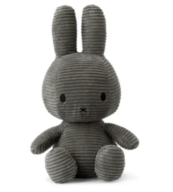 Miffy 24cm Grey Corduroy Toy