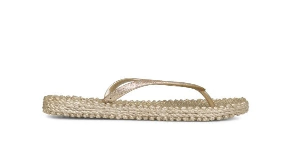 Ilse Jacobsen Glitter Flip Flops - Gold 5 Ilse Jacobsen Glitter Flip Flops - Gold