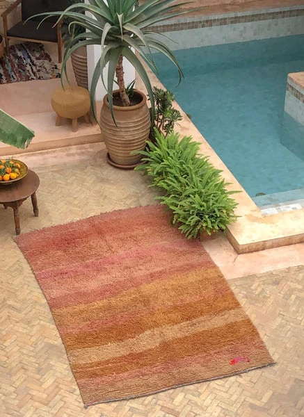 escape Ochre & Pink Boujad Rug 4 escape Ochre & Pink Boujad Rug