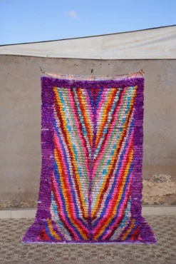 escape Purple Boucherouite Rug