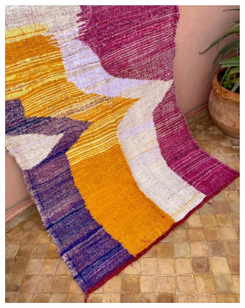 escape Doublesided Boucherouite Kilim L6 7 escape Doublesided Boucherouite Kilim L6