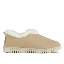 Ilse Jacobsen Tulip Slipper Faux Fur Latte