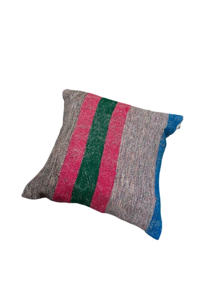 escape Grey Colored Striped Kilim Cushions 6 escape Grey Colored Striped Kilim Cushions