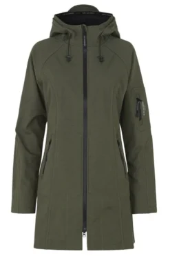 Ilse Jacobsen Long Raincoat - Army