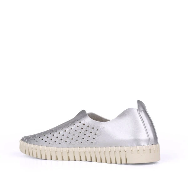 Ilse Jacobsen Tulip Slip On - Light Silver 4 Ilse Jacobsen Tulip Slip On - Light Silver