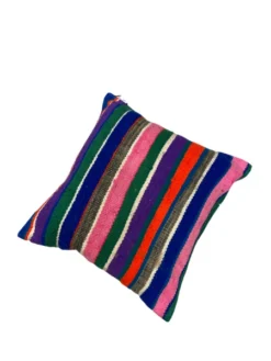 escape Bright Striped Kilim Cushion 9 escape Bright Striped Kilim Cushion