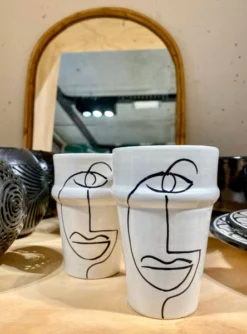 escape Handpainted Face Mug