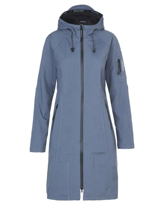 Ilse Jacobsen Long Raincoat Blue Grayness 3 Ilse Jacobsen Long Raincoat Blue Grayness