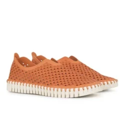 Ilse Jacobsen Orange Tulip Slip On