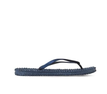 Ilse Jacobsen Glitter Flip Flops - Indigo Blue 4 Ilse Jacobsen Glitter Flip Flops - Indigo Blue