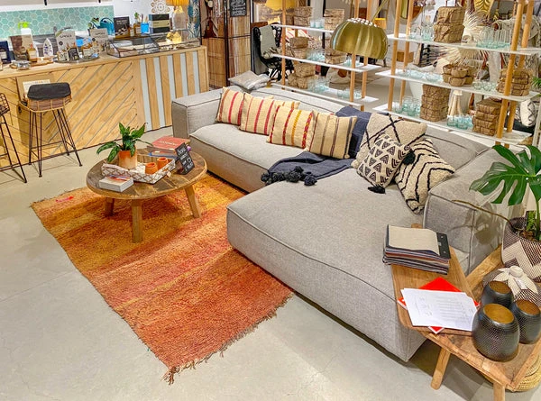 escape Ochre & Pink Boujad Rug 8 escape Ochre & Pink Boujad Rug