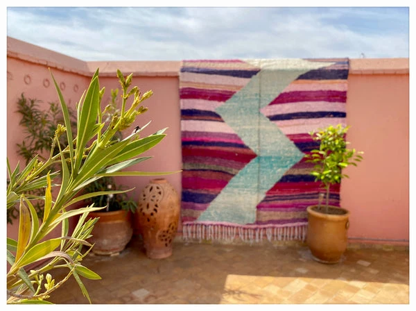 escape Doublesided Boucherouite Kilim L7 3 escape Doublesided Boucherouite Kilim L7