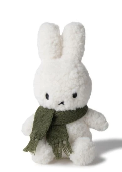 Miffy Sitting Popcorn With Green Scarf 3 Miffy Sitting Popcorn With Green Scarf