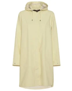 Ilse Jacobsen Light A-line Raincoat - Flan Yellow