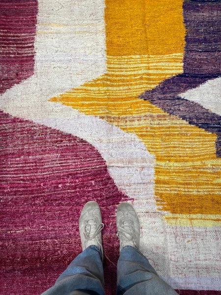 escape Doublesided Boucherouite Kilim L6 4 escape Doublesided Boucherouite Kilim L6