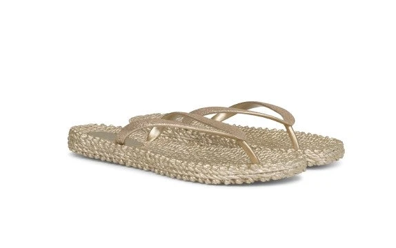 Ilse Jacobsen Glitter Flip Flops - Gold 3 Ilse Jacobsen Glitter Flip Flops - Gold