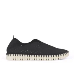 Ilse Jacobsen Black Tulip Slip On