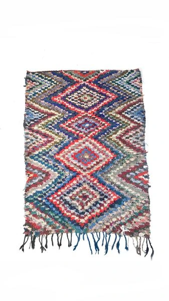 escape Blue/Red/Green Boucherouite Rug 3 escape Blue/Red/Green Boucherouite Rug