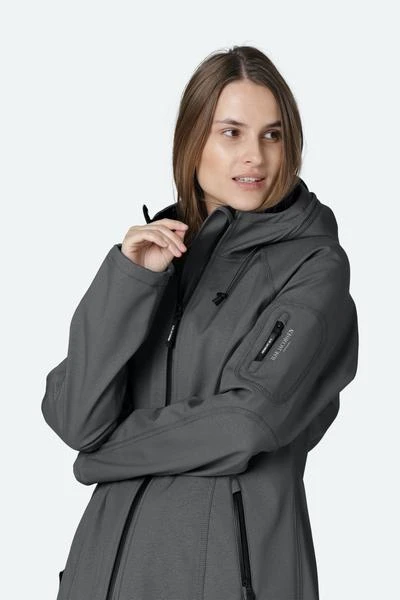 Ilse Jacobsen Long Dark Shadow Raincoat 37 L 4 Ilse Jacobsen Long Dark Shadow Raincoat 37 L