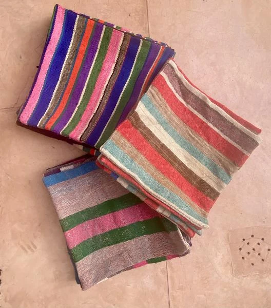 escape Bright Striped Kilim Cushion 5 escape Bright Striped Kilim Cushion