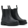 Ilse Jacobsen Chelsea Short Rubber Boots Black 2 Ilse Jacobsen Chelsea Short Rubber Boots Black