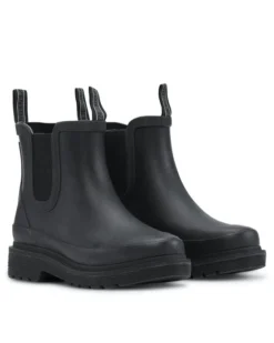 Ilse Jacobsen Chelsea Short Rubber Boots Black