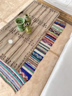 escape Striped Boucherouite Kilim 14 escape Striped Boucherouite Kilim