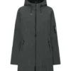 Ilse Jacobsen 3/4 Length Raincoat - Urban Grey 1 Ilse Jacobsen 3/4 Length Raincoat - Urban Grey