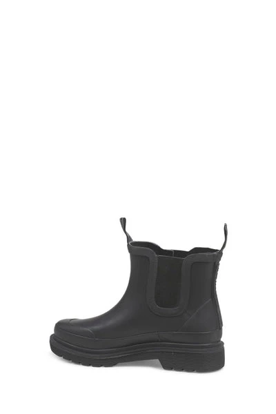 Ilse Jacobsen Short Black Rubber Chelsea Boots 4 Ilse Jacobsen Short Black Rubber Chelsea Boots