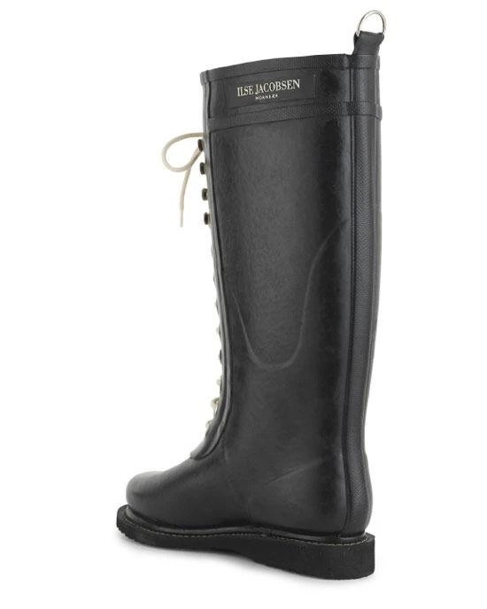 Ilse Jacobsen Long Rubber Boots Black 4 Ilse Jacobsen Long Rubber Boots Black