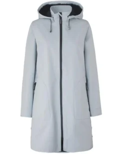 Ilse Jacobsen Raincoat White Blue