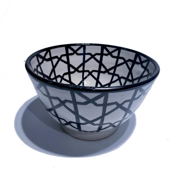 escape Patterned Ceramic Salad Bowl 3 escape Patterned Ceramic Salad Bowl