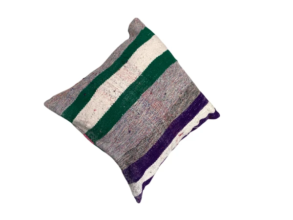 escape Grey Colored Striped Kilim Cushions 7 escape Grey Colored Striped Kilim Cushions