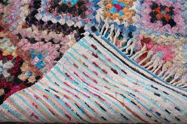 escape Checkered Boucherouite Rug 7 escape Checkered Boucherouite Rug