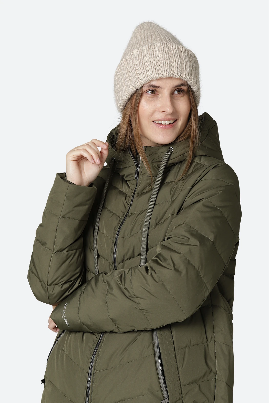Ilse Jacobsen PEPPY01 Down Raincoat - Army 6 Ilse Jacobsen PEPPY01 Down Raincoat - Army