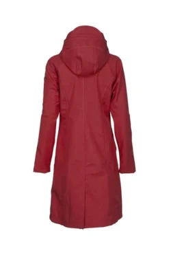 Ilse Jacobsen Dark Red Ilse Jacobsen Long Rhubarb Raincoat 37L 8 Ilse Jacobsen Dark Red Ilse Jacobsen Long Rhubarb Raincoat 37L