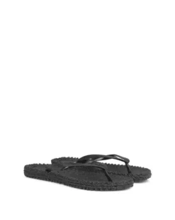 Ilse Jacobsen Glitter Flip Flops Black
