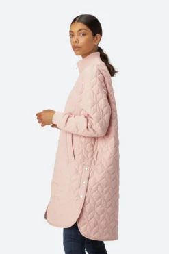 Ilse Jacobsen Padded Quilt Coat - Pale Pink
