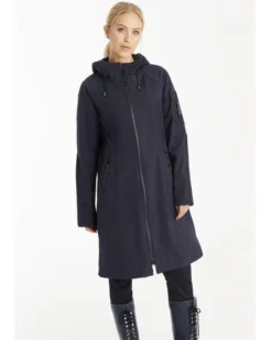 Ilse Jacobsen Dark Indigo Long Raincoat