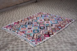 escape Checkered Boucherouite Rug 13 escape Checkered Boucherouite Rug