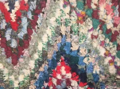 escape Blue/Red/Green Boucherouite Rug 12 escape Blue/Red/Green Boucherouite Rug