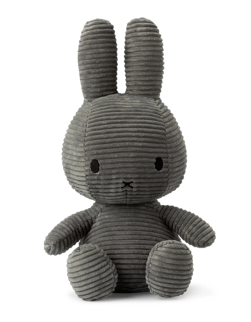 Miffy Miffy Gray Sitting Corduroy 33cm 3 Miffy Miffy Gray Sitting Corduroy 33cm