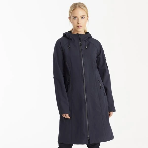 Ilse Jacobsen Dark Indigo Ilse Jacobsen Long Raincoat 37L 4 Ilse Jacobsen Dark Indigo Ilse Jacobsen Long Raincoat 37L