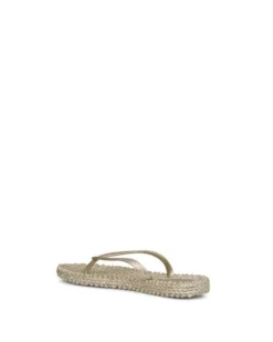 Ilse Jacobsen Glitter Flip Flops Gold