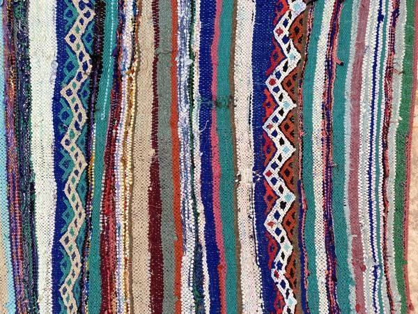 escape Striped Boucherouite Kilim 6 escape Striped Boucherouite Kilim