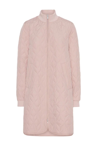 Ilse Jacobsen Padded Quilt Coat - Pale Pink 5 Ilse Jacobsen Padded Quilt Coat - Pale Pink