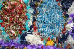 escape Checkered Boucherouite Rug 15 escape Checkered Boucherouite Rug