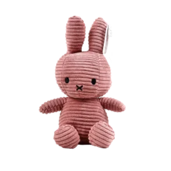 Miffy Corduroy Dusky Rose Miffy - Medium Toy